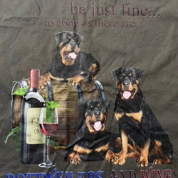 "Everything Will Be Just Fine..." Adult Large Gray T-Shirt - Picture 2 of 5